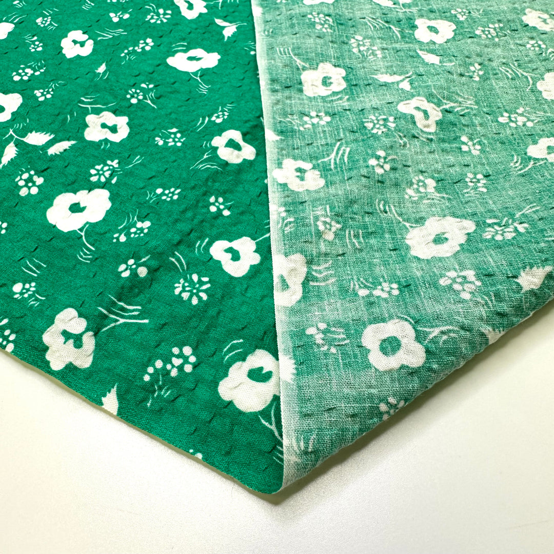 UB - I Want To Be A Florist - Natural Blend Woven - White/Green Floral - 1.55M Bundle
