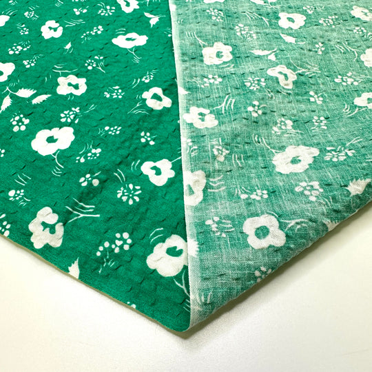 UB - I Want To Be A Florist - Natural Blend Woven - White/Green Floral - 1.55M Bundle