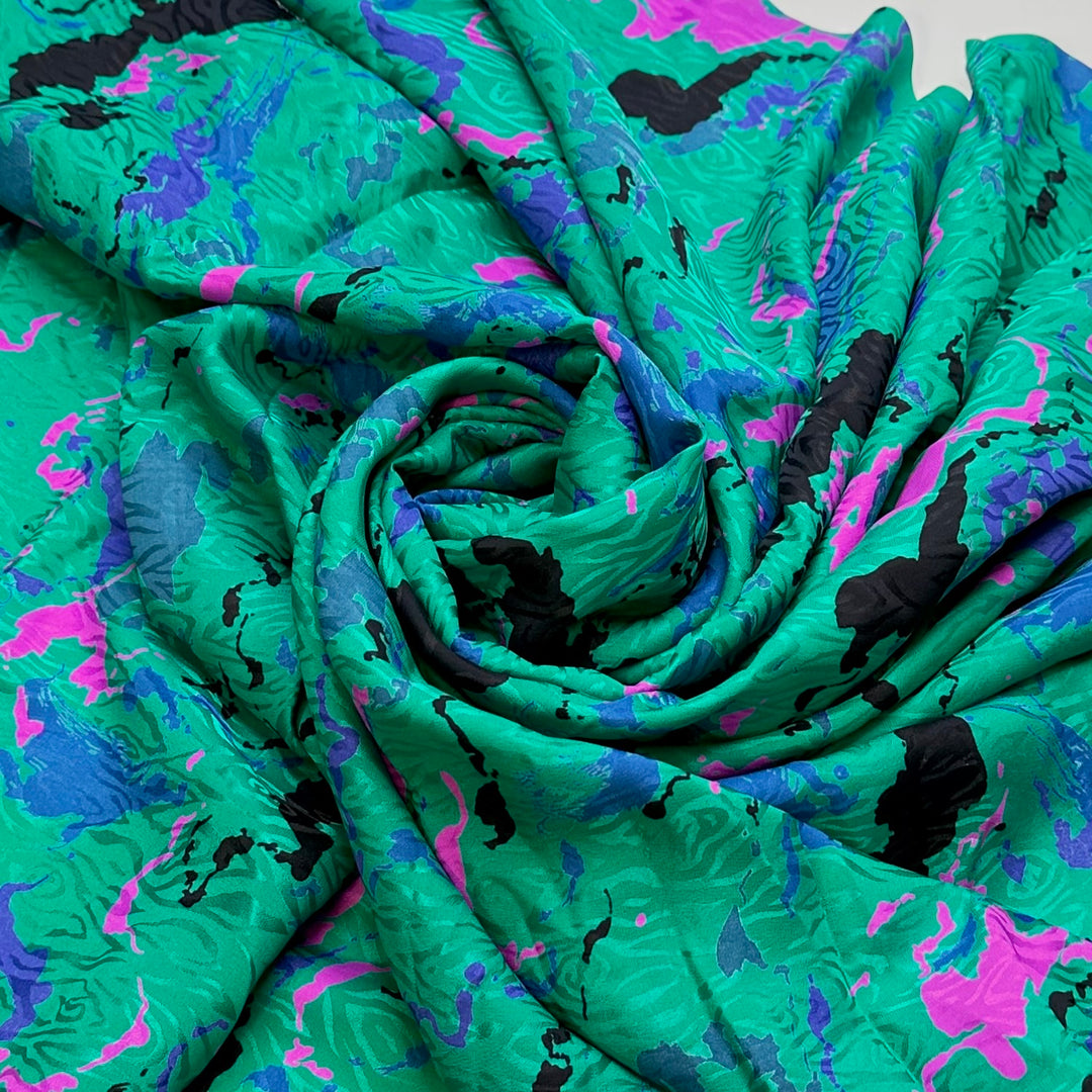UB - Lucid Dreaming - Silk Woven - Green Multi Abstract - 2.2M Bundle