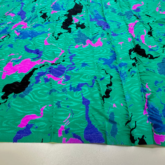 UB - Lucid Dreaming - Silk Woven - Green Multi Abstract - 2.2M Bundle