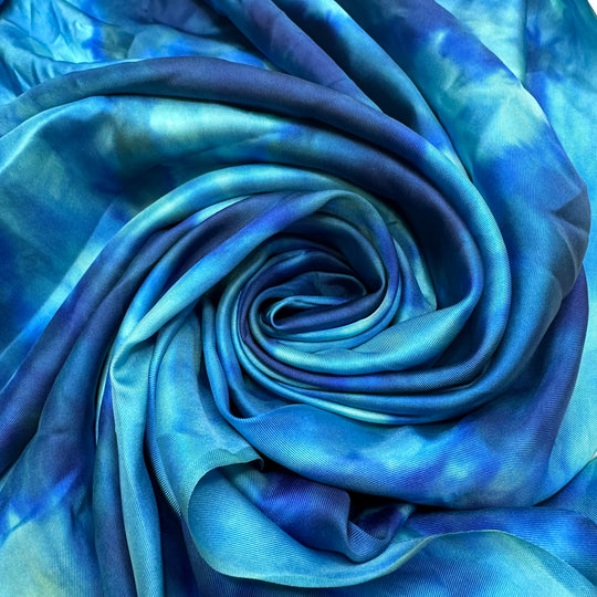 UB - Wedding By The Water - Silk Woven - Blue Multi Abstract - 4M Bundle