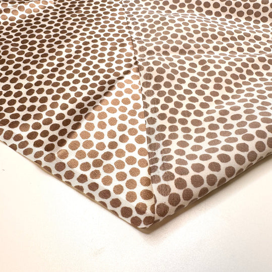 UB - Cookie Dough Ice Cream - Silk Woven - Light White/Beige Polka Dots - 1.45M Bundle