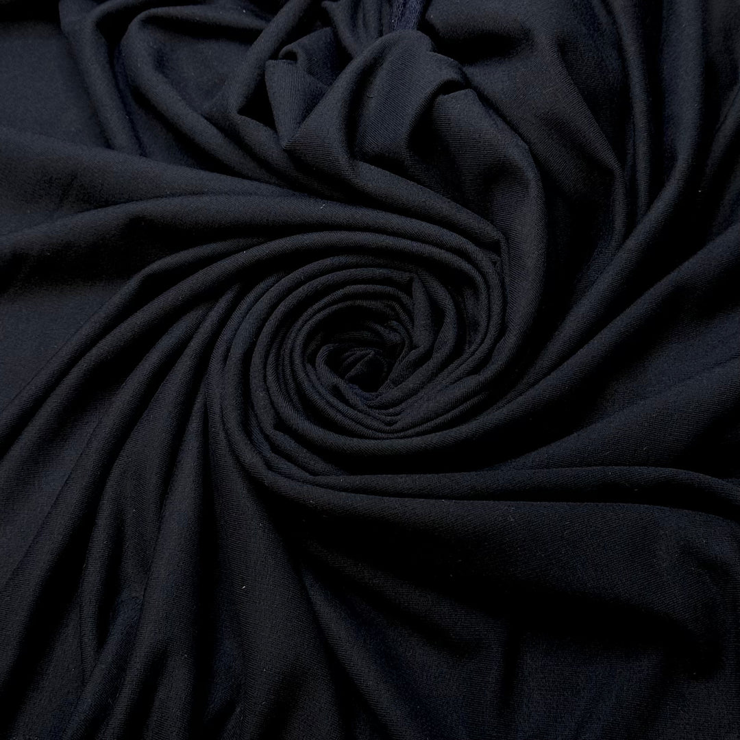 Grounding Exercises - French Terry Bamboo Blend Knit - Dark Black/Navy - Bundles