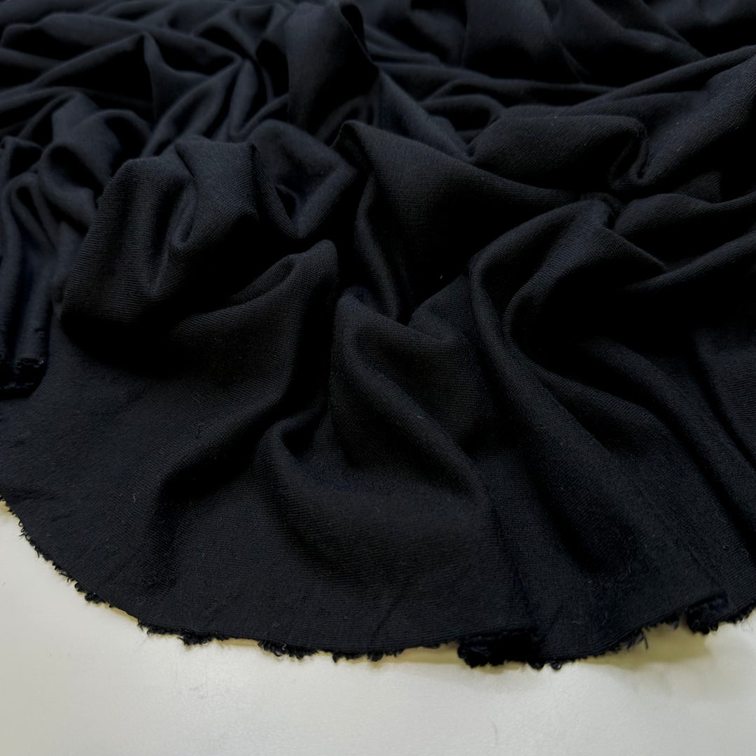 Grounding Exercises - French Terry Bamboo Blend Knit - Dark Black/Navy - Bundles