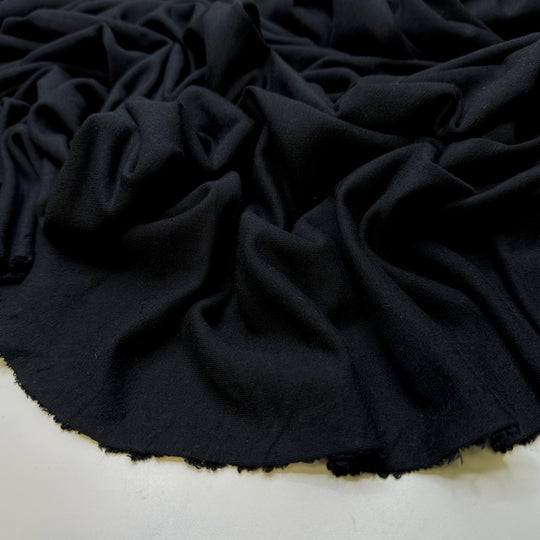 Grounding Exercises - French Terry Bamboo Blend Knit - Dark Black/Navy - Bundles