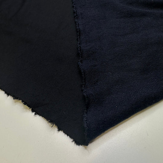Grounding Exercises - French Terry Bamboo Blend Knit - Dark Black/Navy - Bundles
