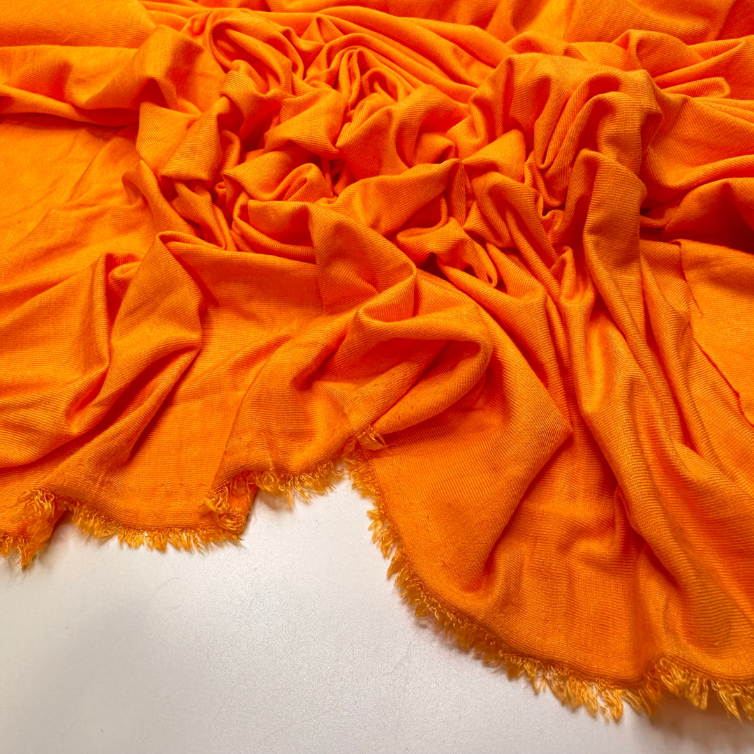 Extra Cheese Please - Jersey Bamboo Blend Knit - Light Orange - 2.5M Bundle