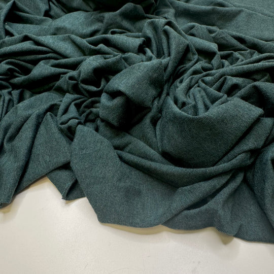 Cabin In The Mountains - Jersey Bamboo Blend Knit - Dark Teal - 1.6M Bundle