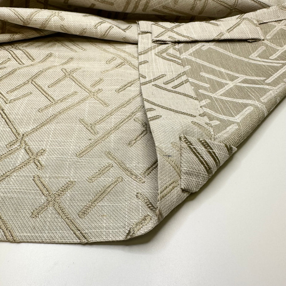 Principals Office Rebranded - Tapestry Weave Polyester Blend Woven - Beige Abstract - 1.3M Bundle