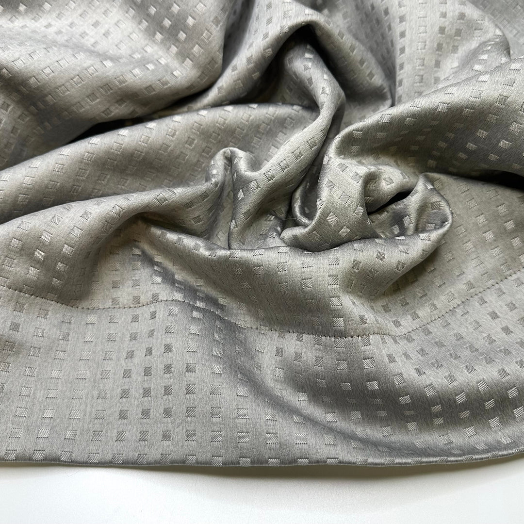 New Maths Set Square - Tapestry Weave Polyester Blend Woven - Silver/Grey Geometric - 1.3M Bundle