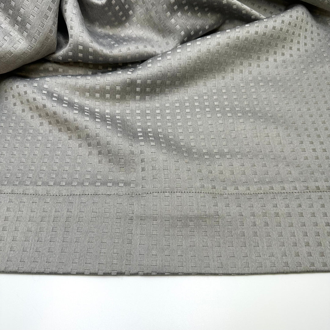 New Maths Set Square - Tapestry Weave Polyester Blend Woven - Silver/Grey Geometric - 1.3M Bundle