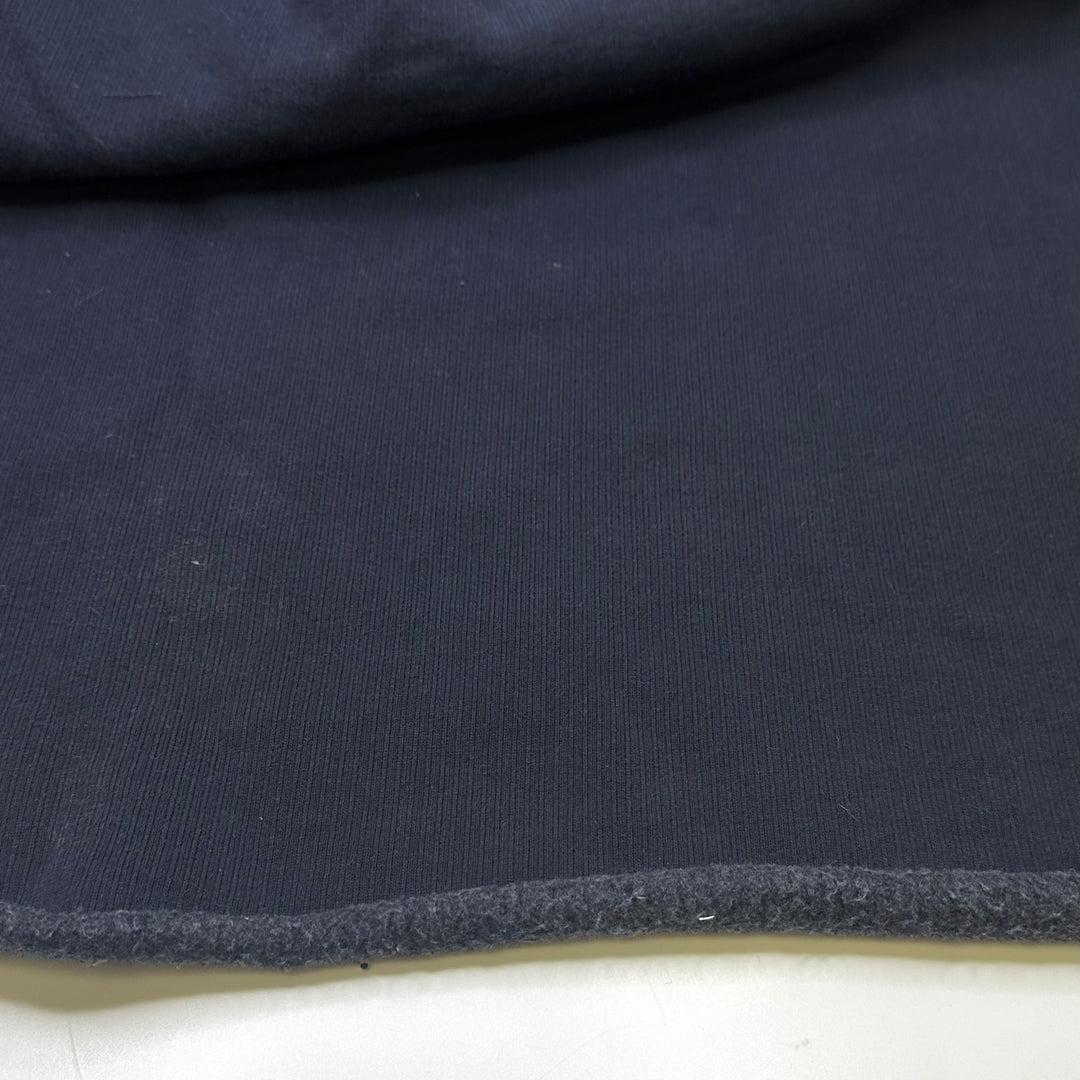 Brand New Jacket - Rib Knit Fleece Cotton Blend Knit - Navy - 0.9M Bundle