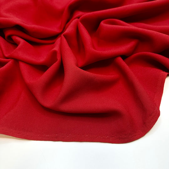 Brand New Red Shoes - Crepe Poly Woven - Red - 1.1M Bundle