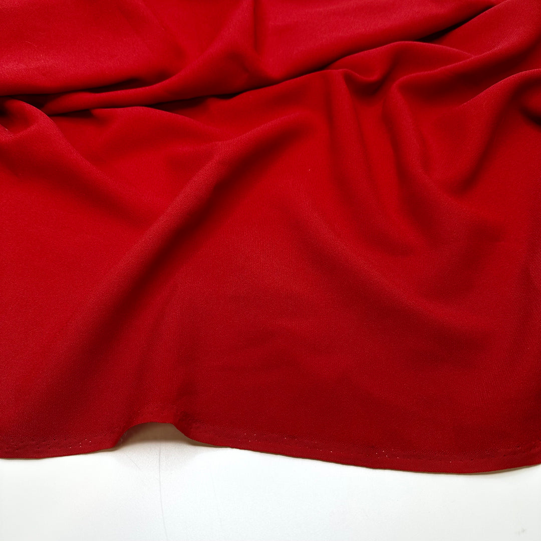Brand New Red Shoes - Crepe Poly Woven - Red - 1.1M Bundle
