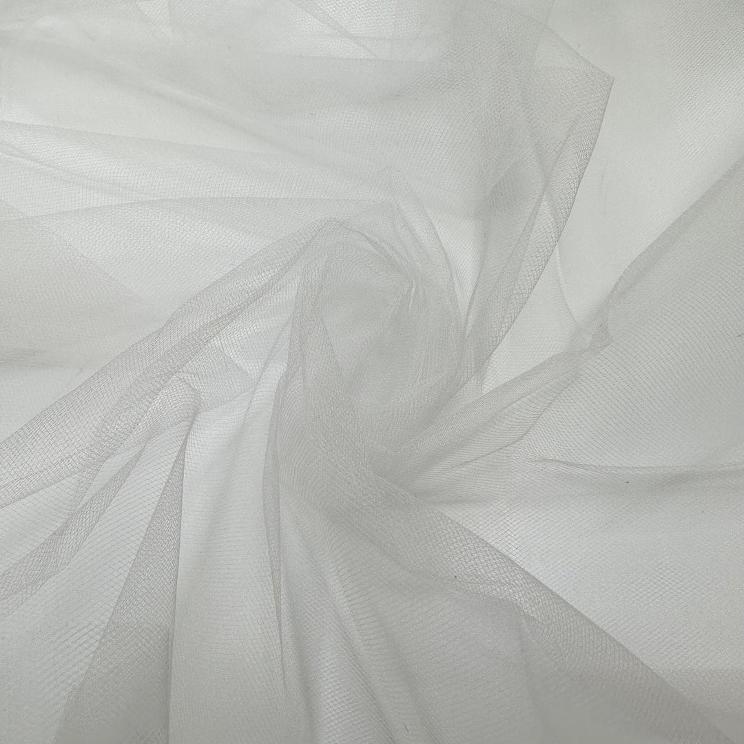 Baking First Day Back Cakes - Tulle Poly Woven - White - 3.9M Bundle
