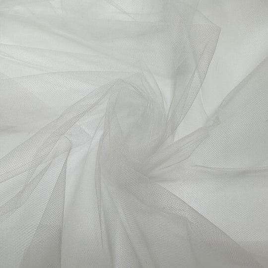 Baking First Day Back Cakes - Tulle Poly Woven - White - 3.9M Bundle