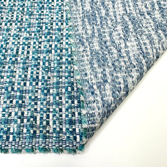 To School For Cool - Tapestry Weave Polyester Blend Woven - Blue/White - Bundles