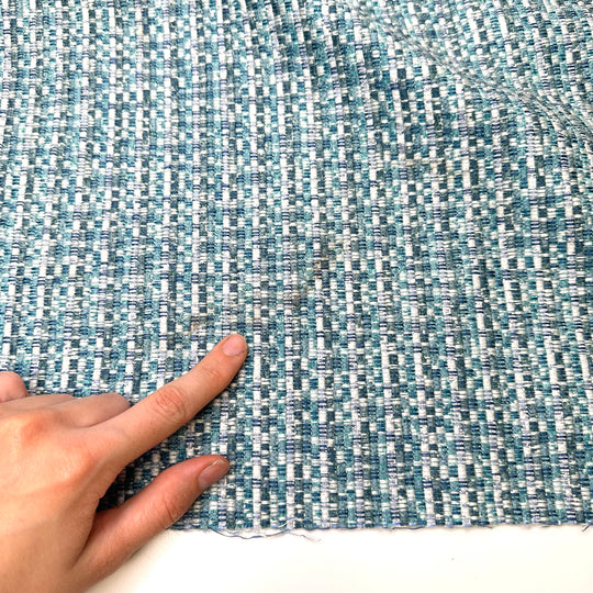 To School For Cool - Tapestry Weave Polyester Blend Woven - Blue/White - Bundles
