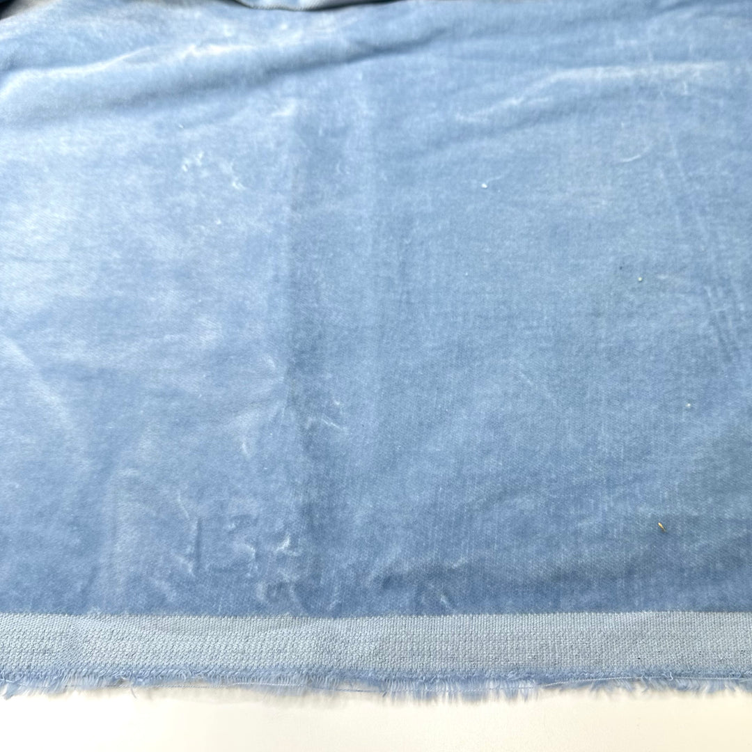 Upgraded Teachers Room - Velvet Cotton Blend Woven - Light Blue - Bundles