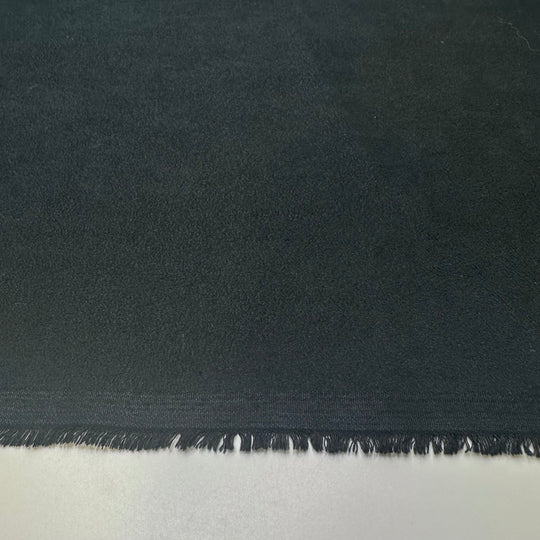 Being Able To Work From Home In Peace - Brushed Moleskin Cotton Woven - Black - 2.4M Bundle