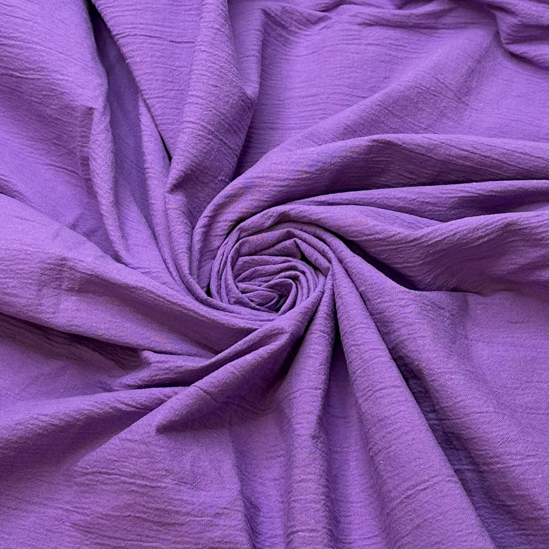 Decorating My School Supplies - Crinkle Cotton Blend Woven - Light Purple - 1.25M Bundle