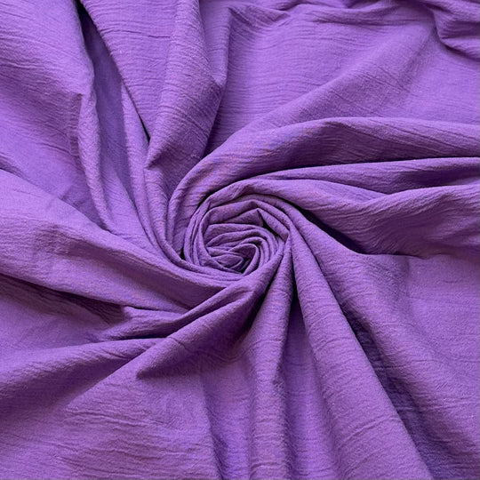 Decorating My School Supplies - Crinkle Cotton Blend Woven - Light Purple - 1.25M Bundle