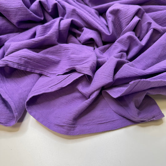 Decorating My School Supplies - Crinkle Cotton Blend Woven - Light Purple - 1.25M Bundle