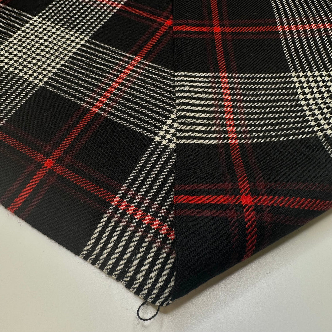Back To School Sales - Wool Woven - Black Multi Plaid - 1.55M Bundle