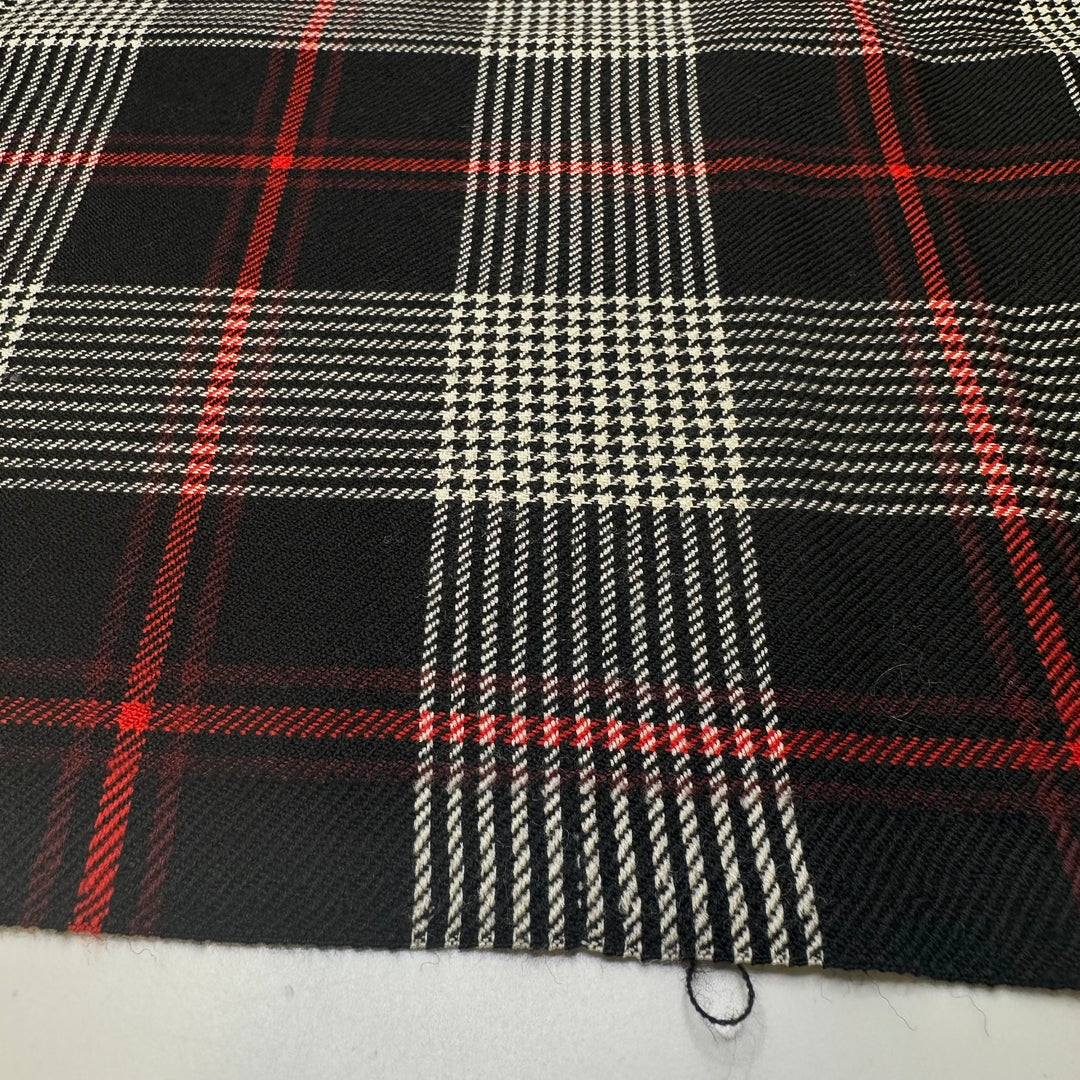 Back To School Sales - Wool Woven - Black Multi Plaid - 1.55M Bundle