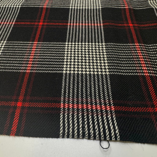Back To School Sales - Wool Woven - Black Multi Plaid - 1.55M Bundle