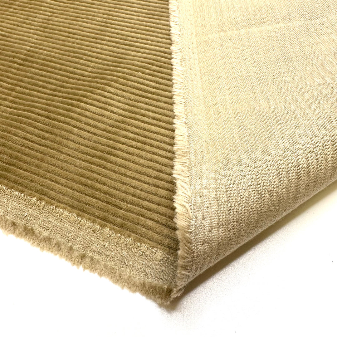 Buying The School Uniform - Corduroy Cotton Blend Woven - Dark Beige - 2.1M Bundle