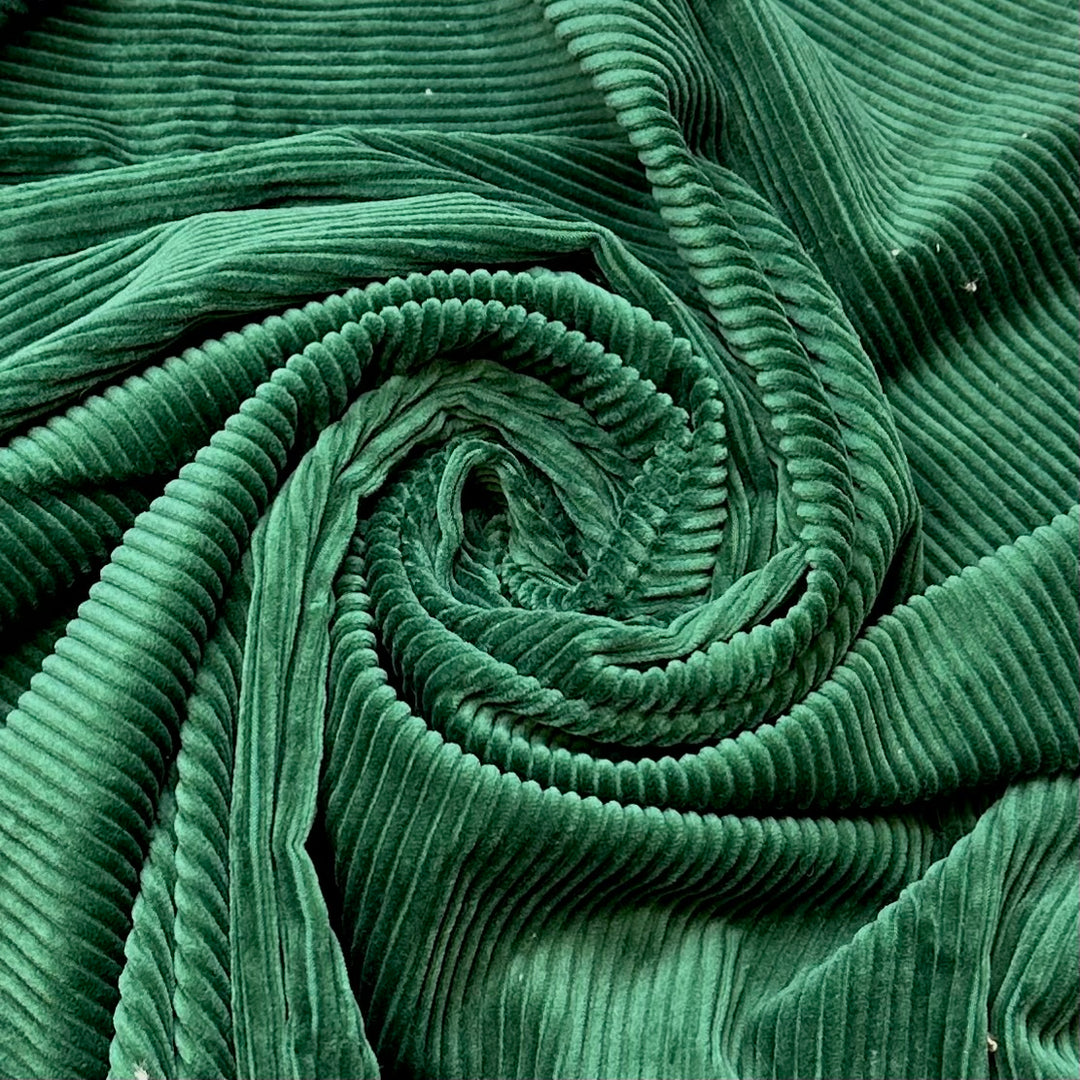 Finding My Locker - Corduroy Cotton Blend Woven - Green - 2.1M Bundle