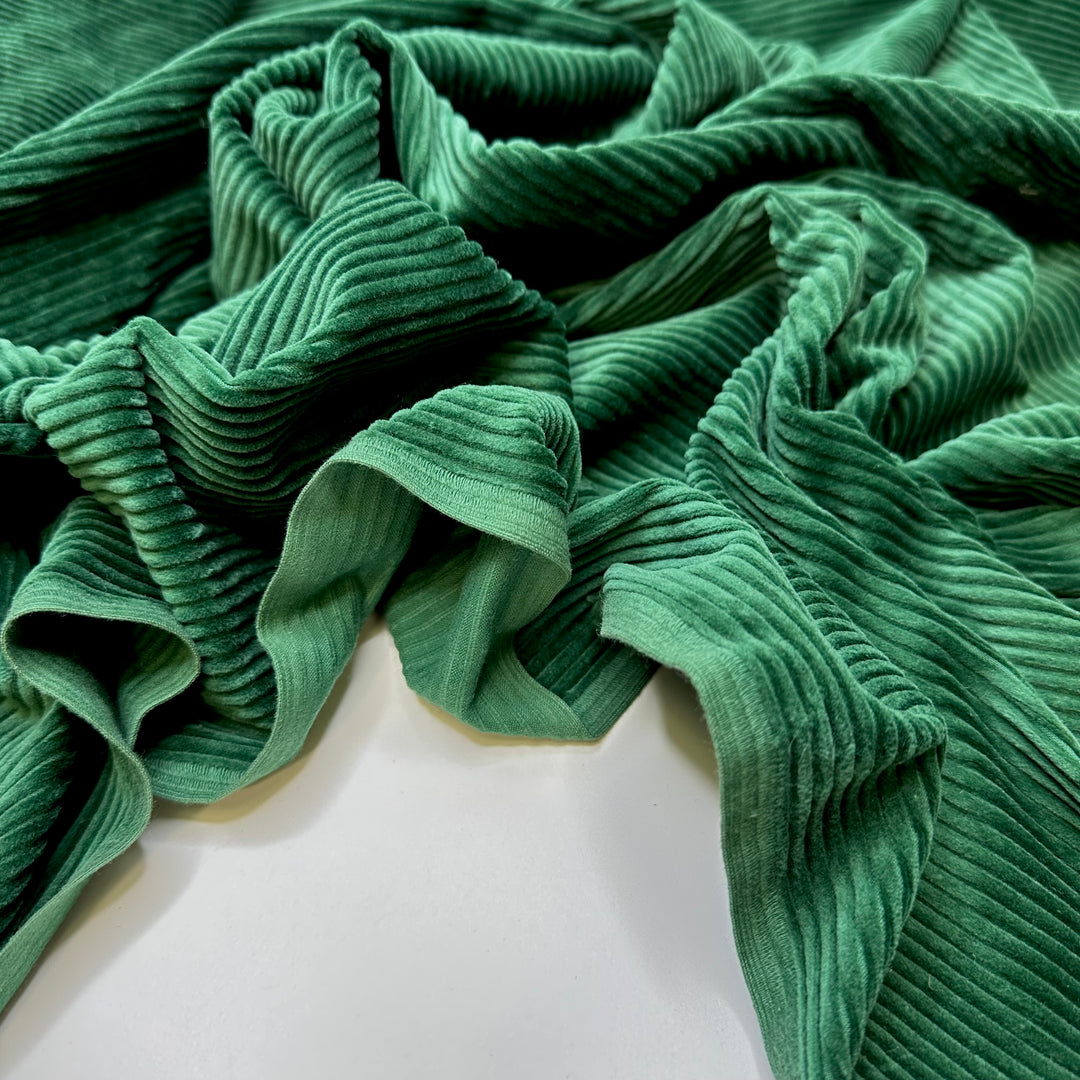 Finding My Locker - Corduroy Cotton Blend Woven - Green - 2.1M Bundle