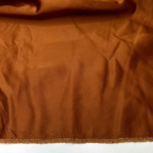 My 2 In 1 Outfit - Satin, Faux-suede Double Cloth Weave Polyester Blend Woven - Brown - 1M Bundle