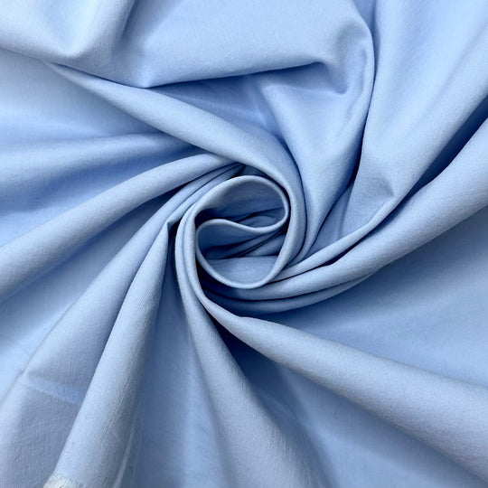 Dressing Up To Dress Down - Twill Weave Poly/Cotton Woven - Light Blue - 2.75M Bundle