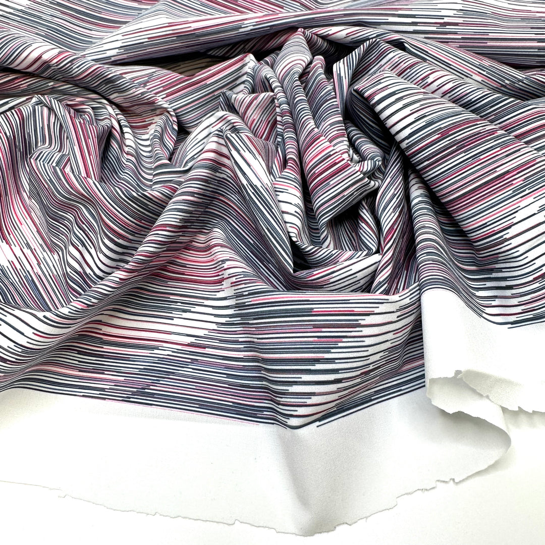 Rave Regalia - Polyester Blend Knit - Pink/White Abstract - Bundles
