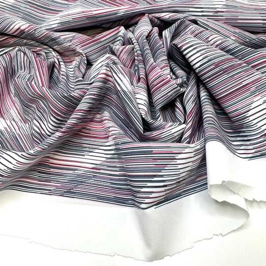 Rave Regalia - Polyester Blend Knit - Pink/White Abstract - Bundles