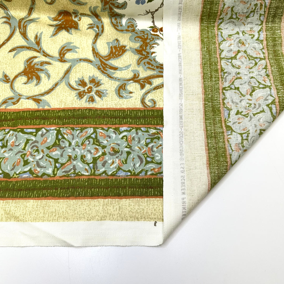 Time For A Ball - Pre-shrunk Cotton Woven - Multi Floral Border - Bundles