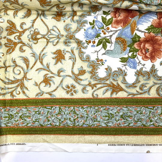 Time For A Ball - Pre-shrunk Cotton Woven - Multi Floral Border - Bundles