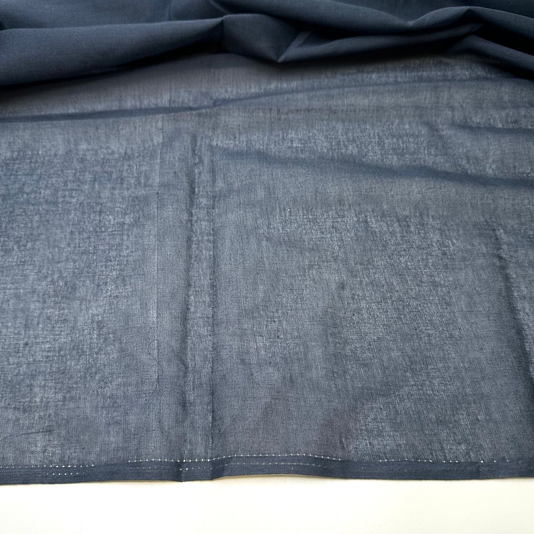 Staying Cool In The Sun - Cotton Blend Woven - Grey/Navy - 1.3M Bundle