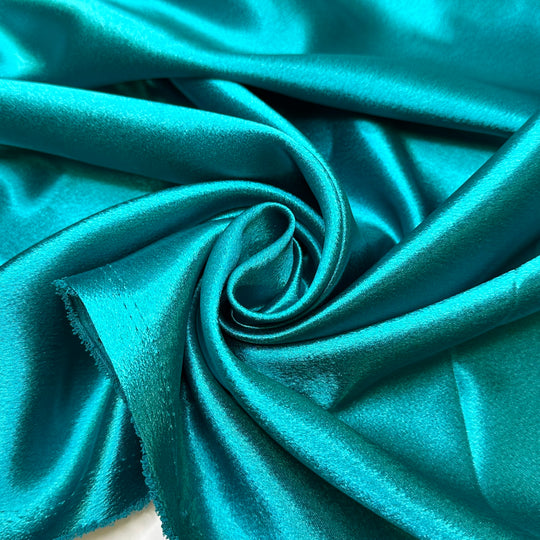 Being A Mermaid At Coachella - Sateen Poly Woven - Blue/Teal - 3M Bundle