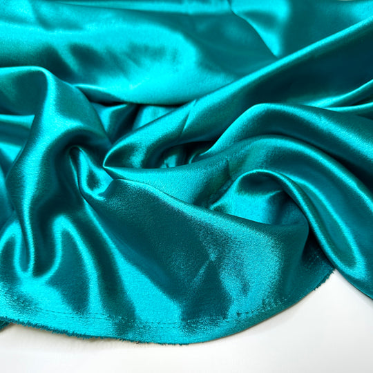 Being A Mermaid At Coachella - Sateen Poly Woven - Blue/Teal - 3M Bundle