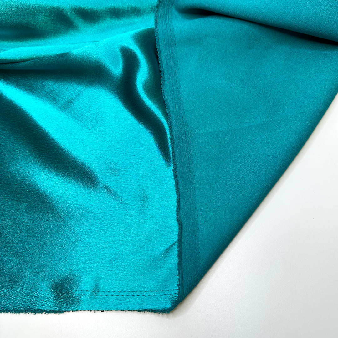Being A Mermaid At Coachella - Sateen Poly Woven - Blue/Teal - 3M Bundle