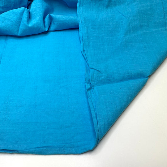Beach Concerts - Slub In The Weave Cotton Woven - Light Blue - 2M Bundle