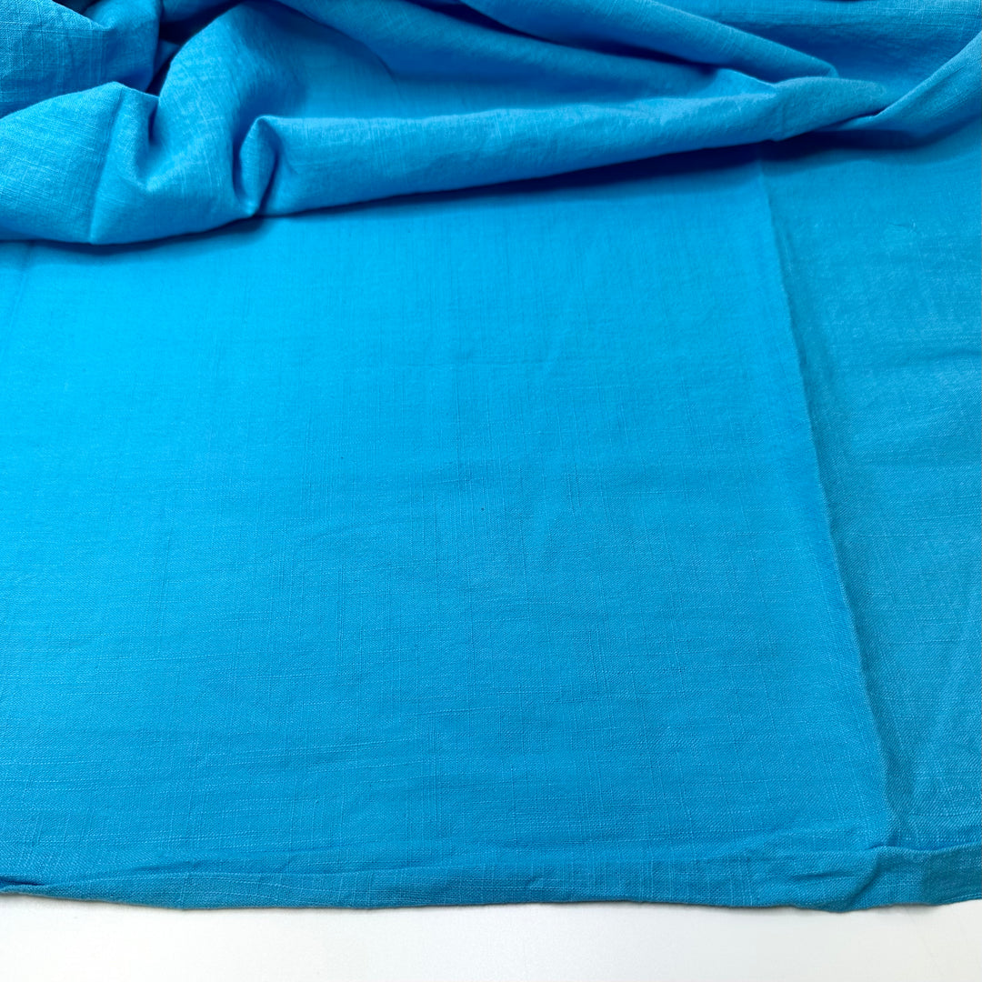 Beach Concerts - Slub In The Weave Cotton Woven - Light Blue - 2M Bundle