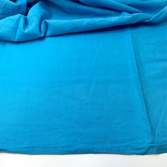 Beach Concerts - Slub In The Weave Cotton Woven - Light Blue - 2M Bundle