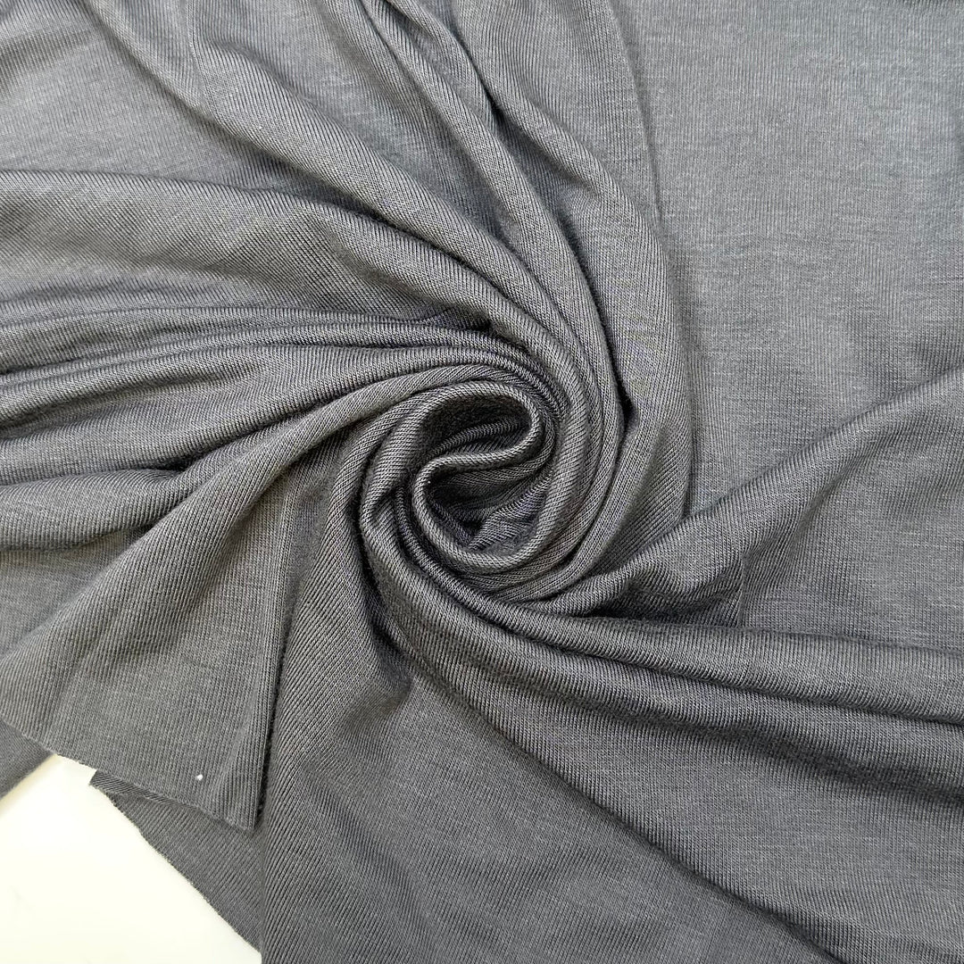 Karaoke Slumber Party - Jersey Bamboo Blend Knit - Grey - 0.65M Bundle
