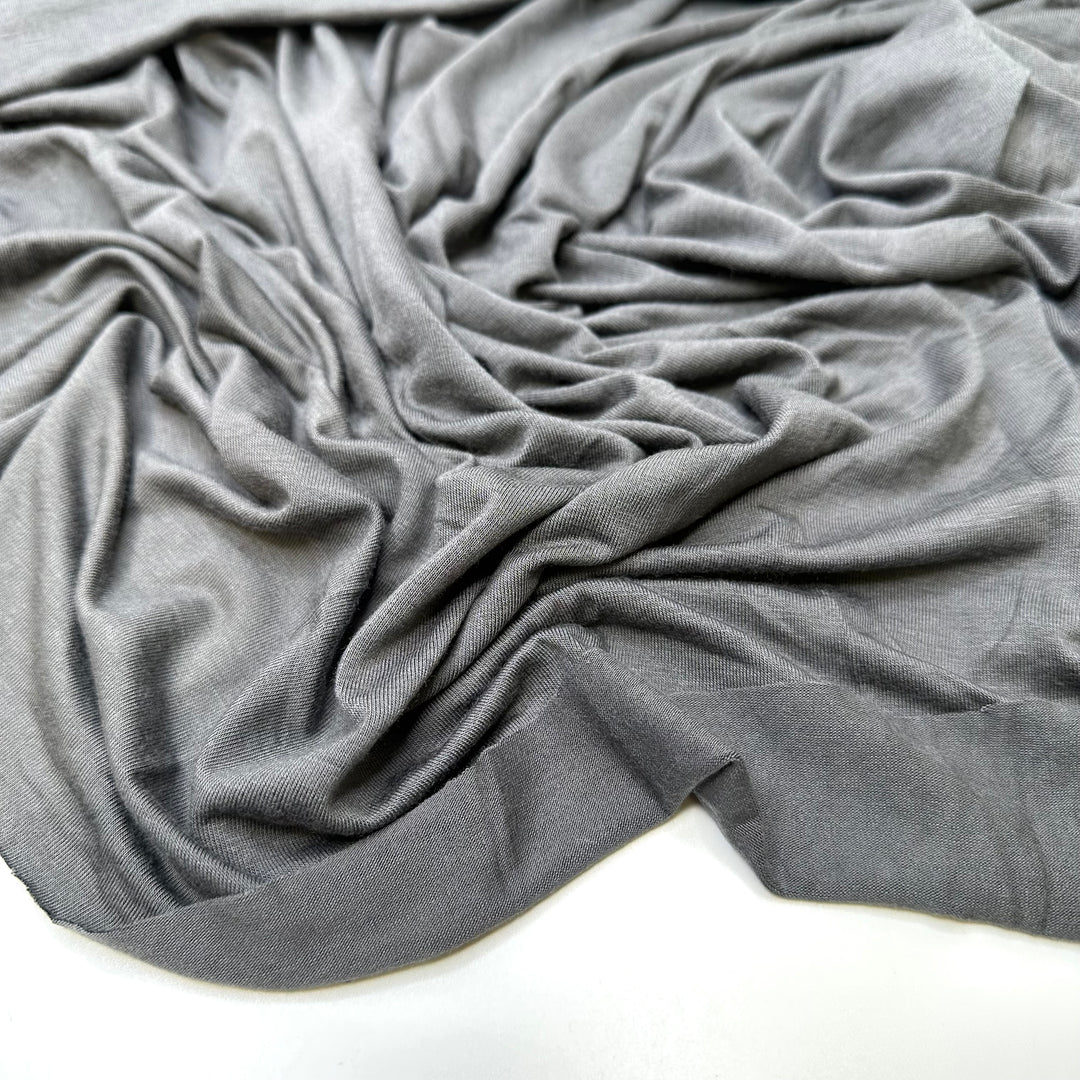 Karaoke Slumber Party - Jersey Bamboo Blend Knit - Grey - 0.65M Bundle