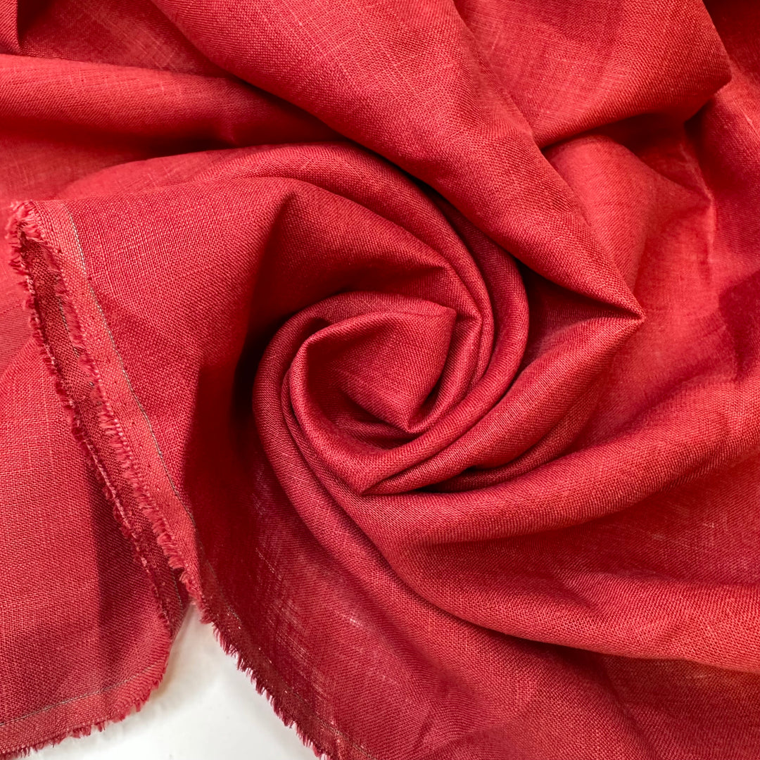 That Needs Aloe - Linen Woven - Red - 2.9M Bundle