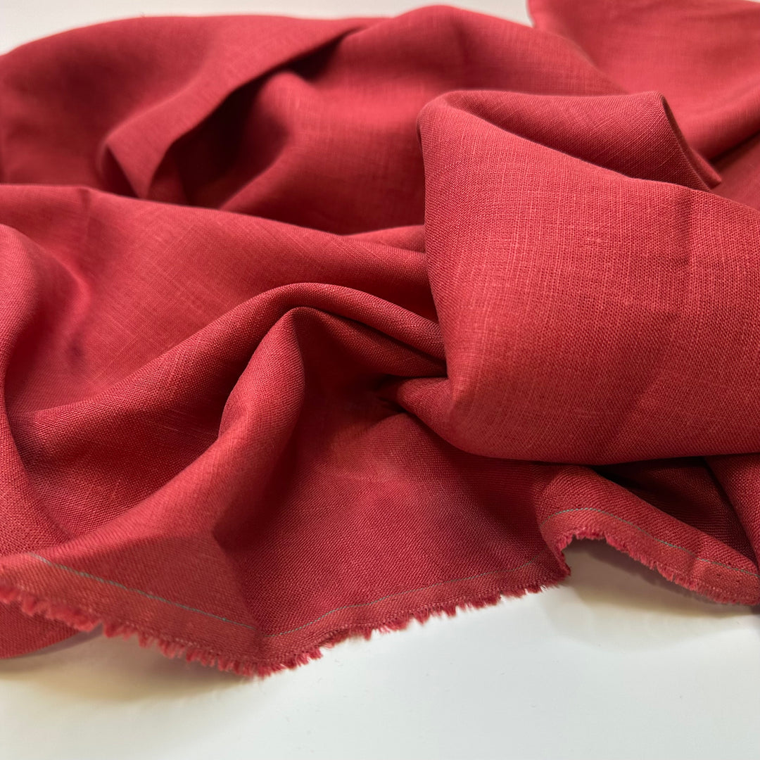 That Needs Aloe - Linen Woven - Red - 2.9M Bundle